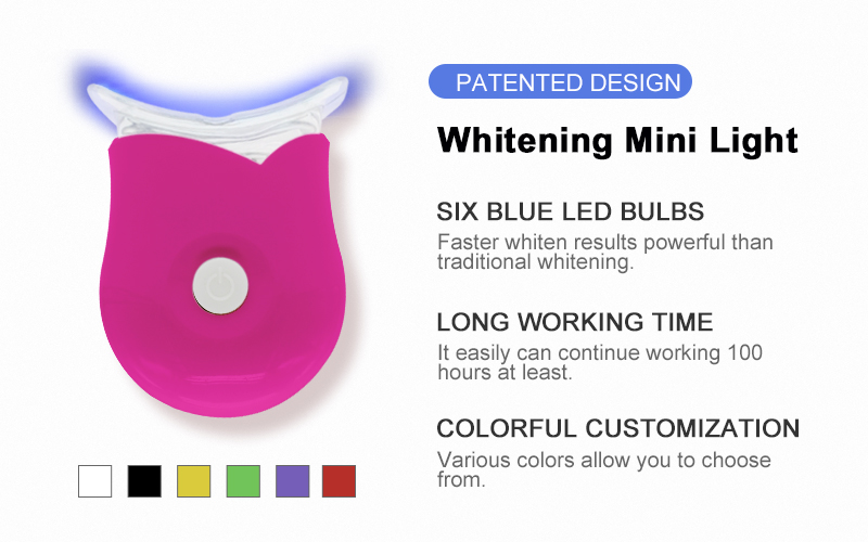 Teeth Whitening Strips Kit With Light Private Label